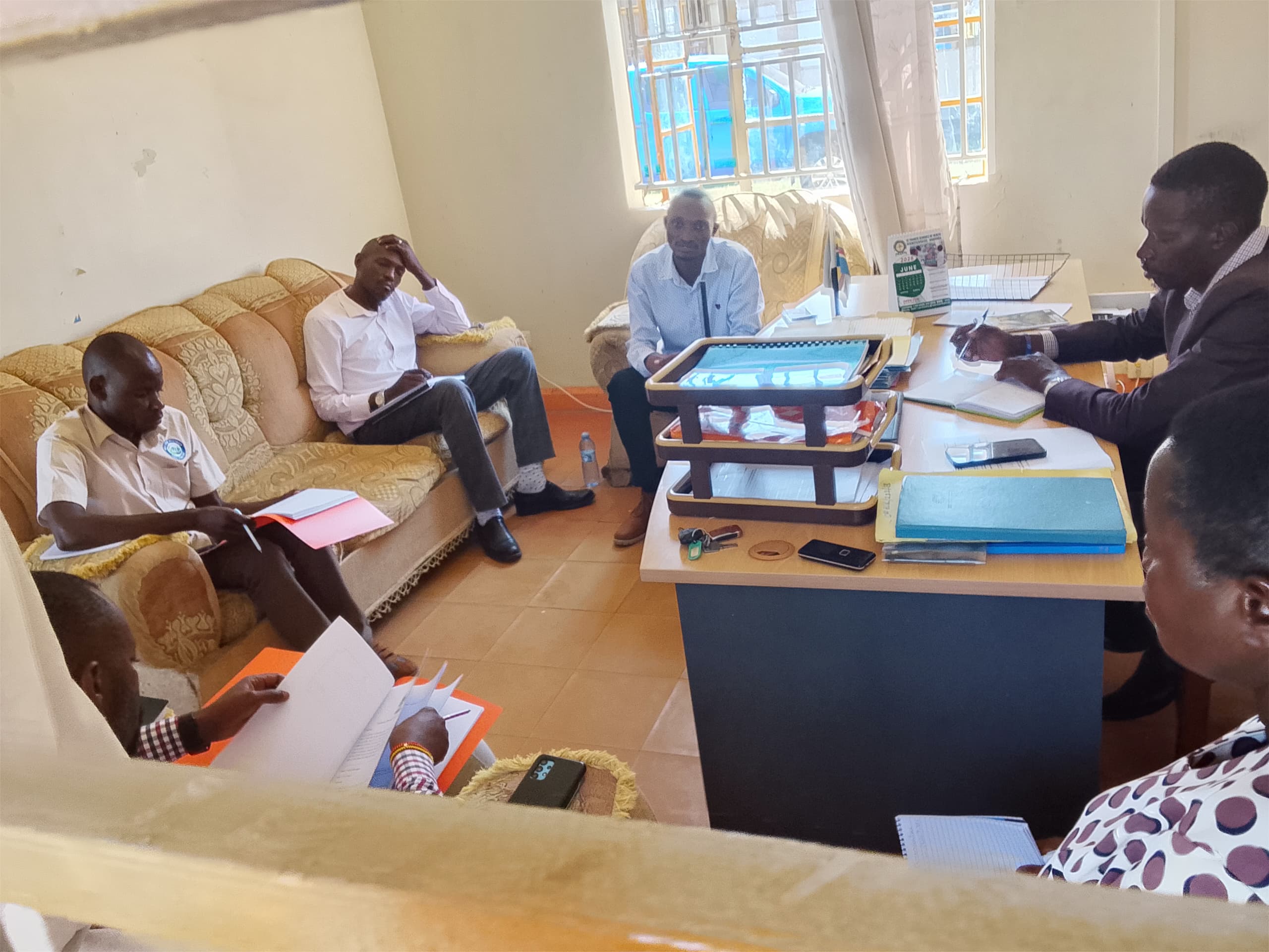 Planning meeting involving community stakeholders